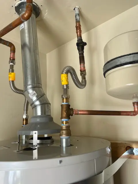Water heater installation and plumbing repair in Derby Hill