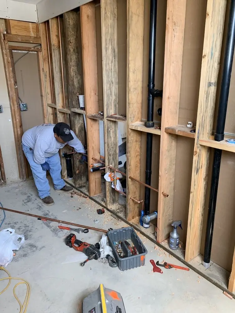 Commercial rough-in plumbing for Gas Line Repair in Derby Hill